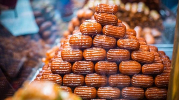 بلح الشام بالقشطه