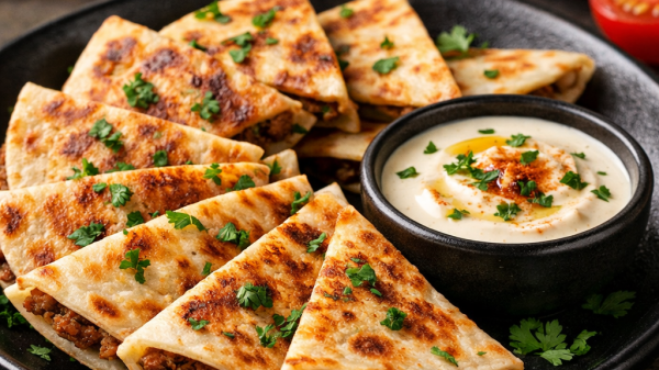 عرايس التورتيلا بصوص الطحينة 👨🏽‍🍳