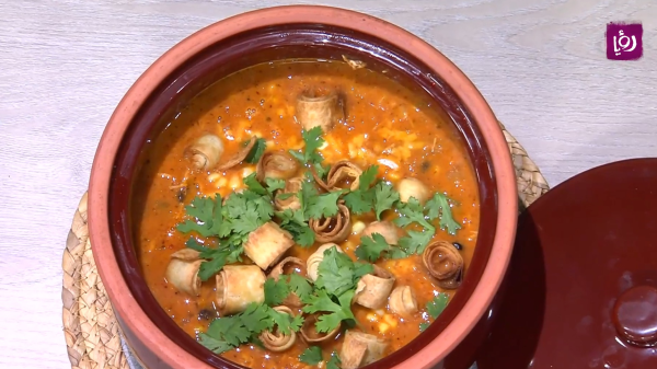 شوربة الدجاج الكريمية المكسيكية