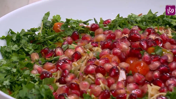 سلطة الشعيرية مع العدس