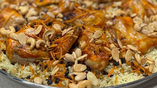 أرز البخاري بالدجاج
