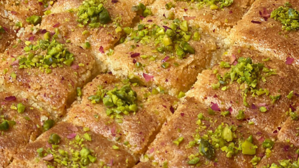 بسبوسة الحليب الهشة