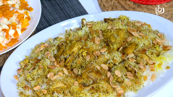 الأرز المشخول بالدجاج