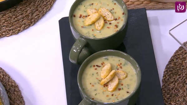 شوربة البطاطا والثوم الإيطالية